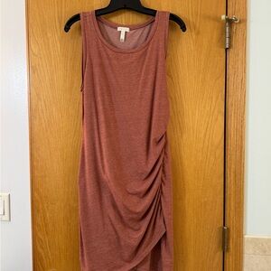 Sleeveless Rust Dress